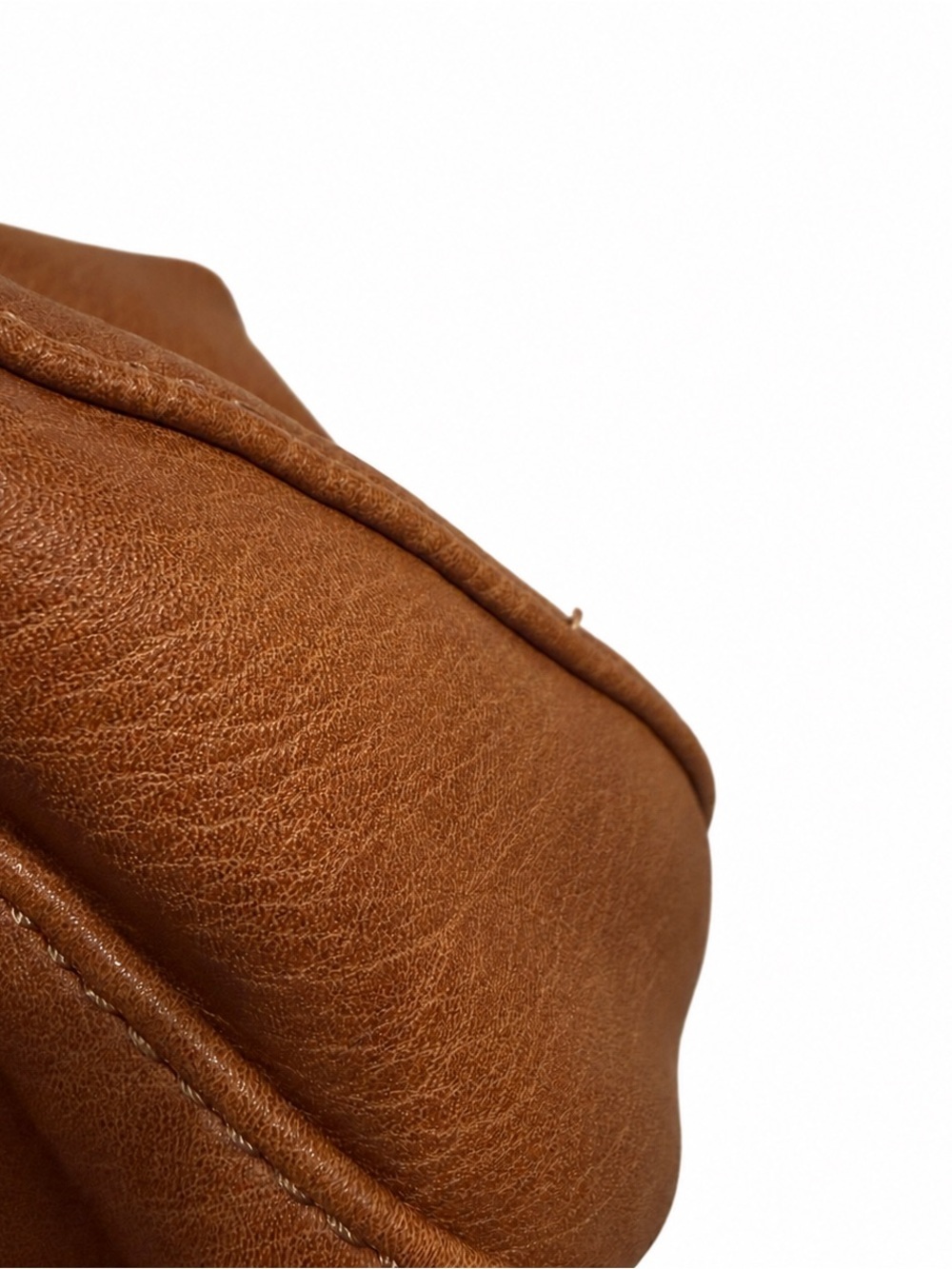 🦋Anthropologie| Brown Faux Leather Crescent Crossbody Shoulder Bag Boho - Picture 7 of 9